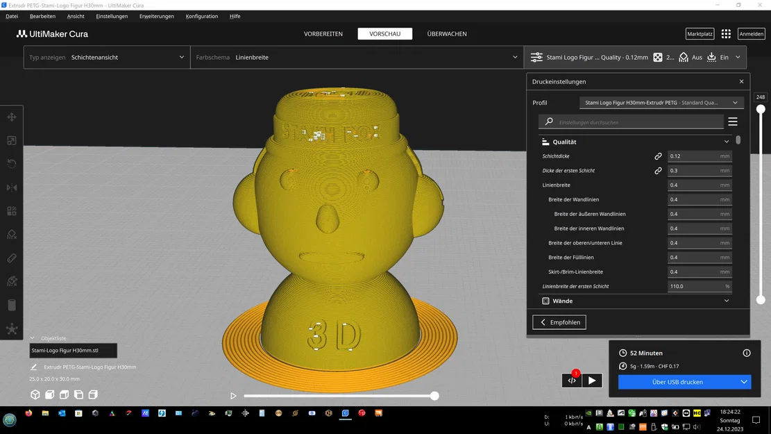 Mô hình Calibrate Mini Stami Figur để kiểm tra máy in - Image 9