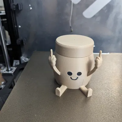 Nắp Cho Cái Lọ "Ngón Tay Giữa" Happy Pot