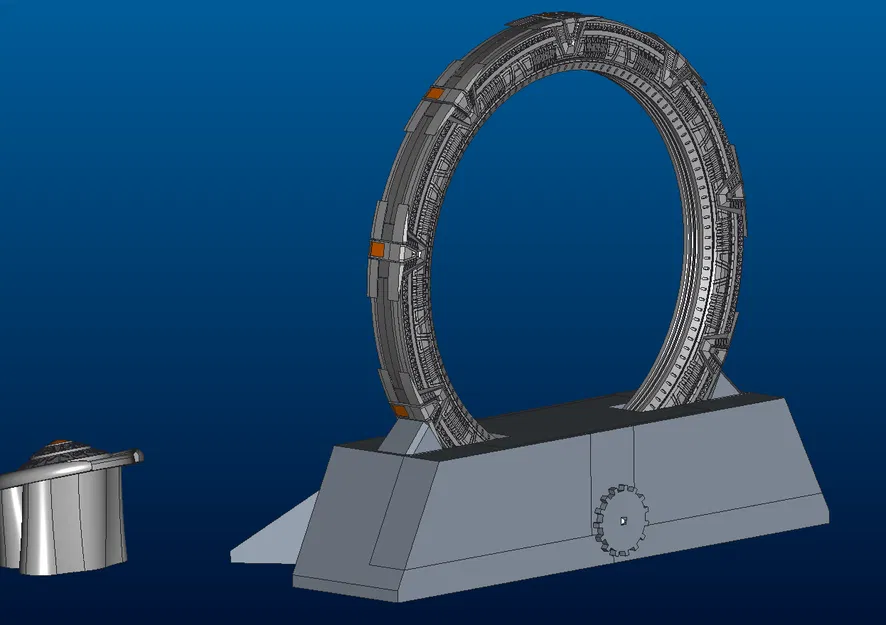 Cổng Stargate trên Bệ Đỡ Ngoài Hành Tinh Có DHD - Image 5