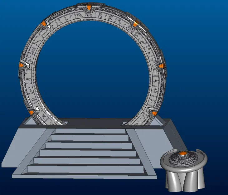 Cổng Stargate trên Bệ Đỡ Ngoài Hành Tinh Có DHD - Image 6