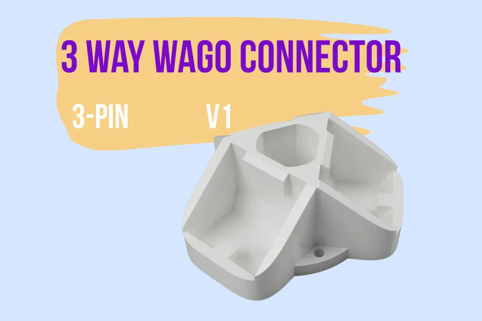 Đế Giữ Connector Wago 3 Chấu (Kiểu Cũ) - 3 Pin - Image 1