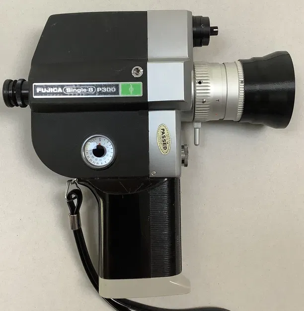 Nắp chụp và mui che ống kính cho máy quay phim Fujica P300 - Image 1