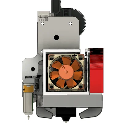 Ender 5 plus - Plate dẫn động trực tiếp E3D titan