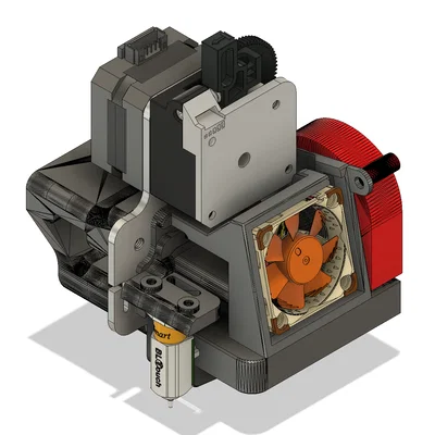 Ender 5 plus - Plate dẫn động trực tiếp E3D titan