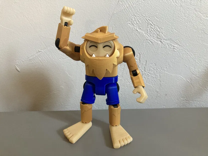 Crisp Cryptids - Sasquatch (Mô hình người tuyết khớp nối) - Image 1