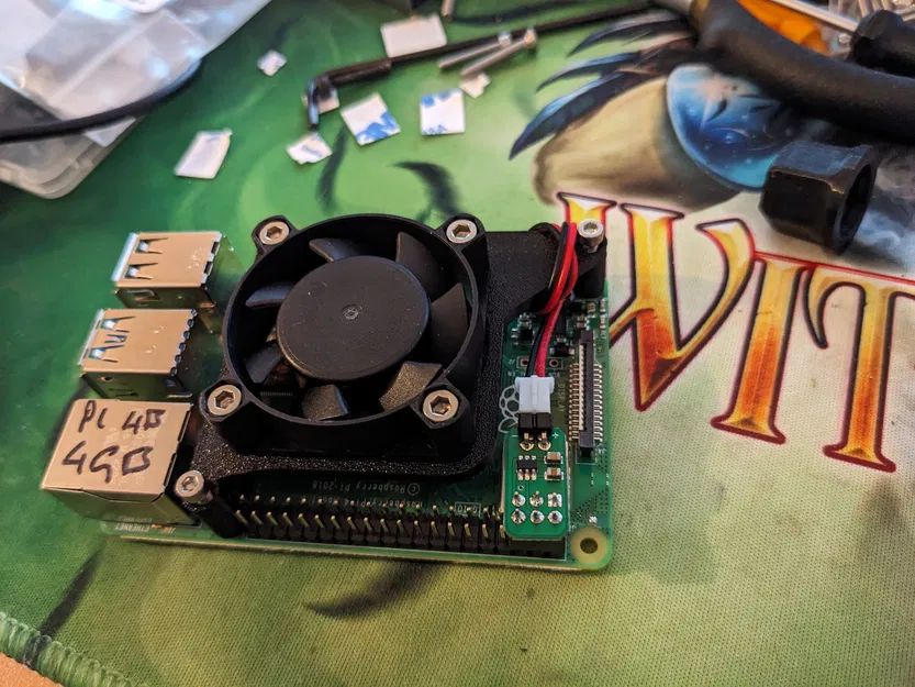 Đế Giữ Quạt Cho Raspberry Pi 4B - Image 2