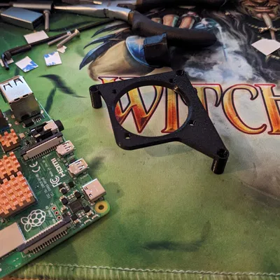 Đế Giữ Quạt Cho Raspberry Pi 4B