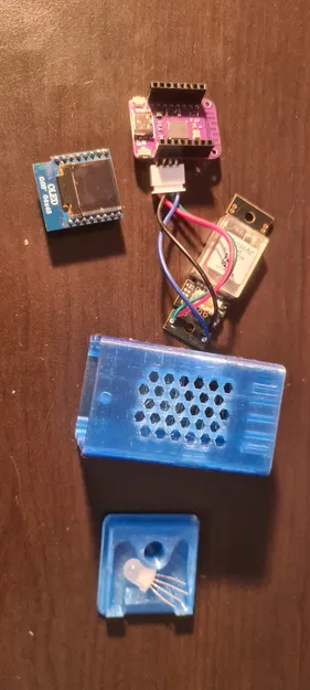 Vỏ hộp cho Senseair s8 CO2 + wemos + màn hình OLED - Image 3