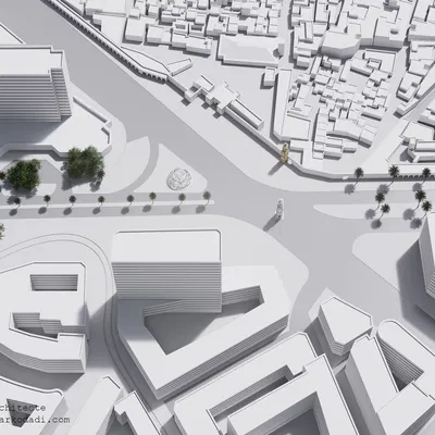 Mô Hình 3D Tháp Đồng Hồ Casablanca / La Tour de l'Horloge de Casablanca