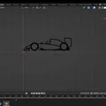 Mô hình xe Formula 1 (F1) vẽ theo kiểu Line Art - Thumbnail 1