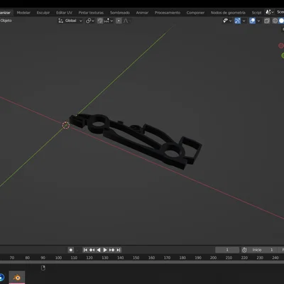 Mô hình xe Formula 1 (F1) vẽ theo kiểu Line Art