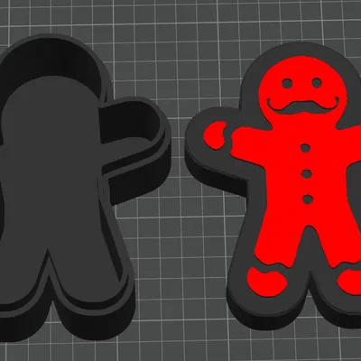 Hộp Bánh Gừng Ria Mép Giáng Sinh