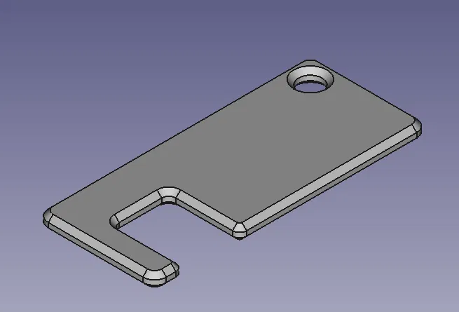 Giá đỡ điện thoại đơn giản (có file FreeCAD) tùy chỉnh - Image 3