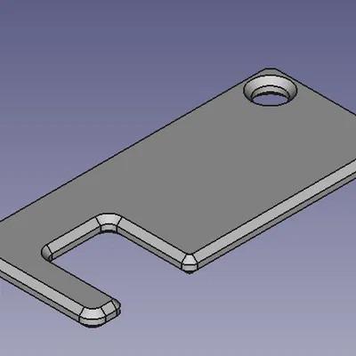 Giá đỡ điện thoại đơn giản (có file FreeCAD) tùy chỉnh