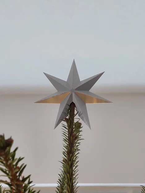 Đỉnh cây thông Noel - Ngôi sao 7 cánh - Image 1