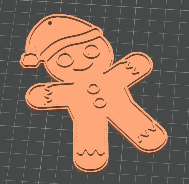 Bánh Gừng Đội Nón Trang Trí Cây Thông Noel - Image 2