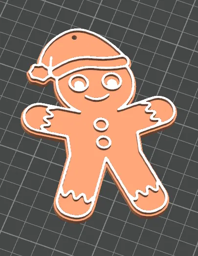 Bánh Gừng Đội Nón Trang Trí Cây Thông Noel - Image 3