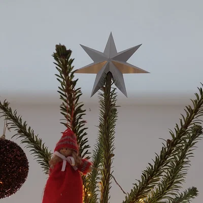Đỉnh cây thông Noel - Ngôi sao 7 cánh