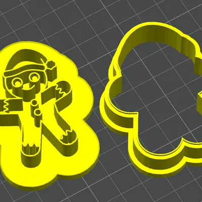 Khuôn Cắt Bánh Gừng Mũ Noel