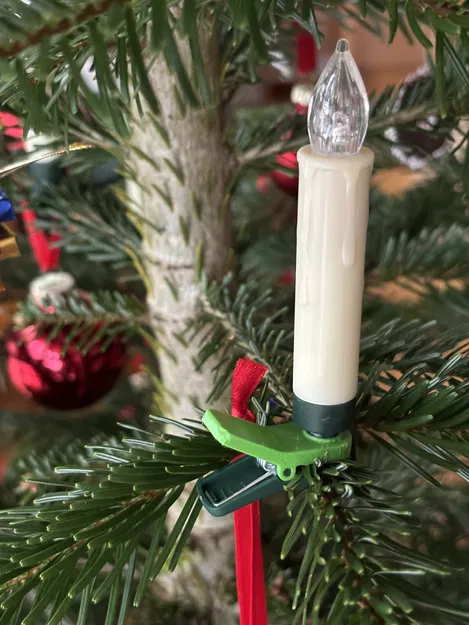 Kẹp nến cây thông Hellum (mặt trên) - Image 1