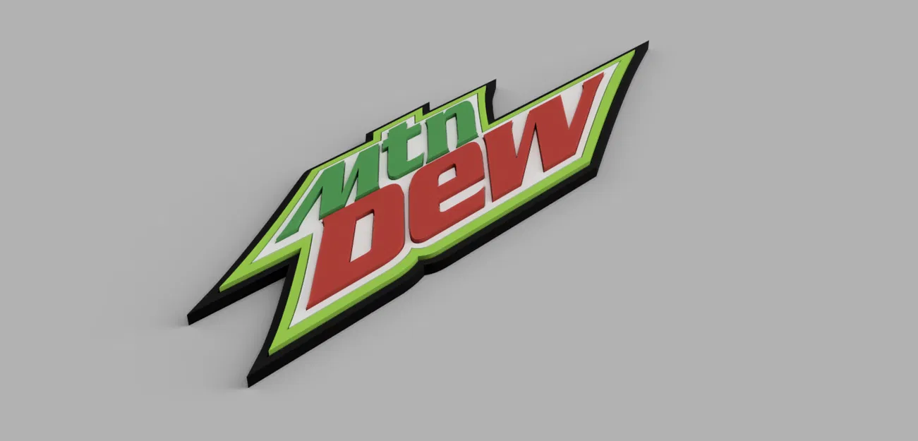 Logo Mountain Dew (2006) phiên bản 3D - Image 1