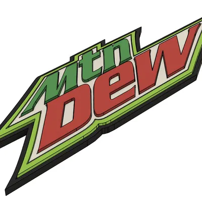 Logo Mountain Dew (2006) phiên bản 3D