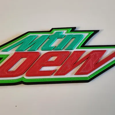 Logo Mountain Dew (2006) phiên bản 3D