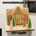 Mẫu Thẻ Ngôi Nhà Bánh Gừng Giáng Sinh - Thumbnail 1