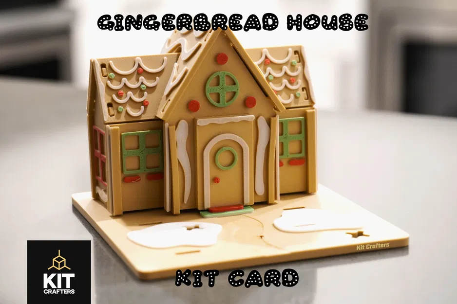 Mẫu Thẻ Ngôi Nhà Bánh Gừng Giáng Sinh - Image 3