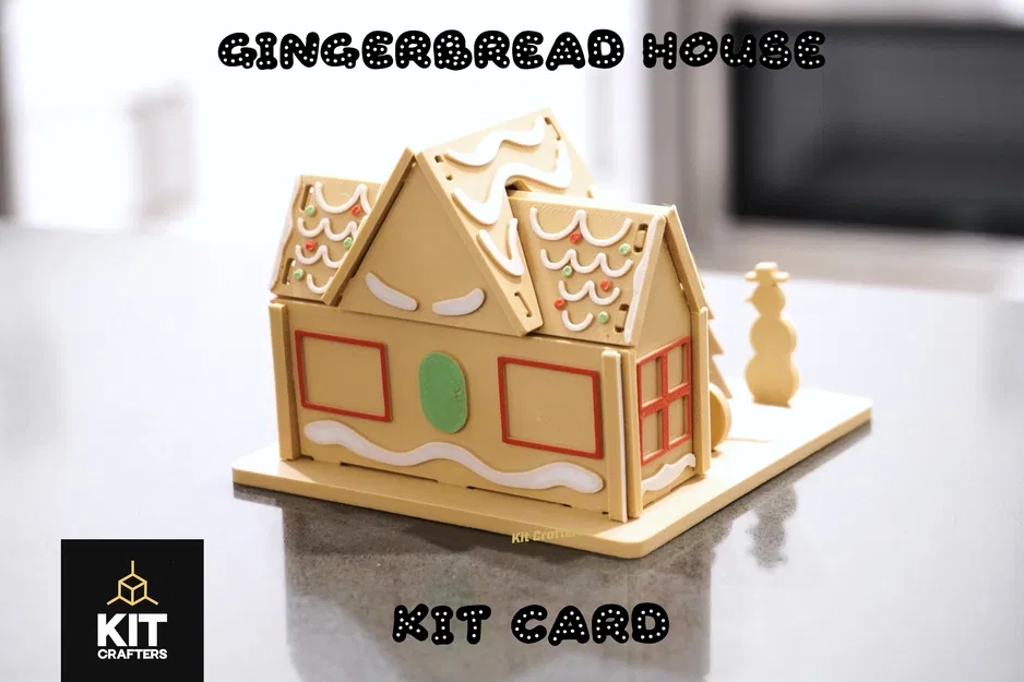Mẫu Thẻ Ngôi Nhà Bánh Gừng Giáng Sinh - Image 4