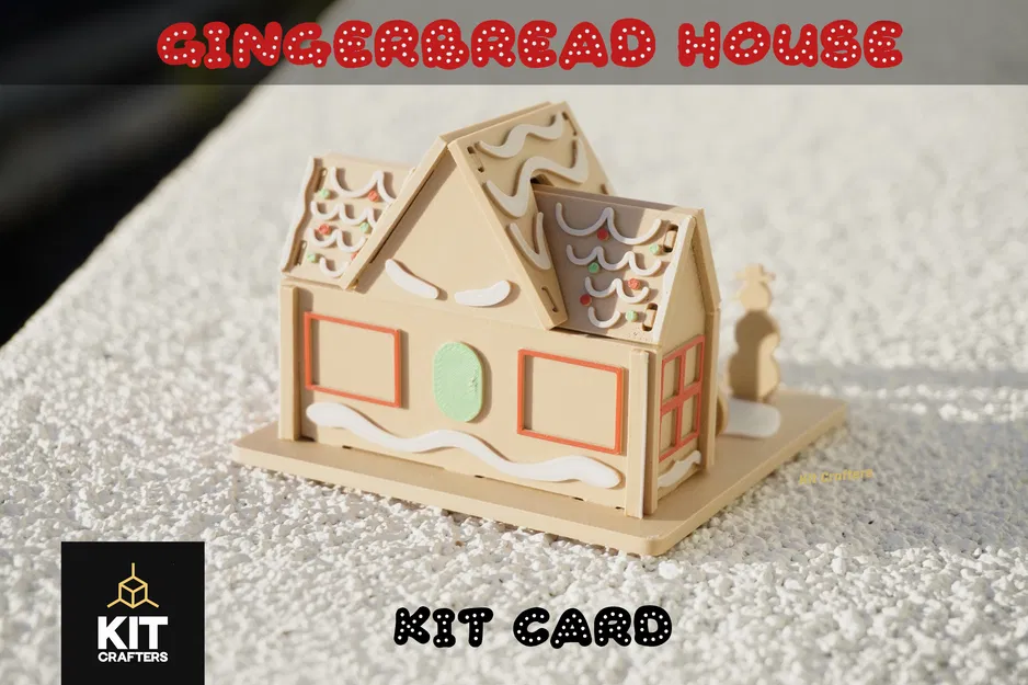 Mẫu Thẻ Ngôi Nhà Bánh Gừng Giáng Sinh - Image 5