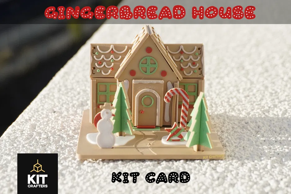 Mẫu Thẻ Ngôi Nhà Bánh Gừng Giáng Sinh - Image 6