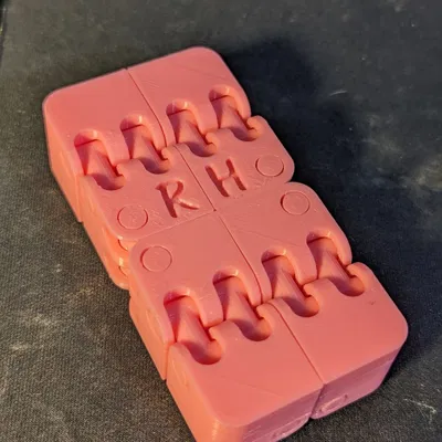 Khối Kobayashi Fidget Cube Chữ Tùy Chỉnh