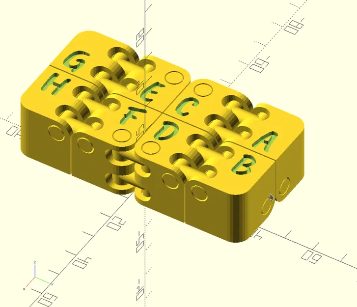 Khối Kobayashi Fidget Cube Chữ Tùy Chỉnh - Image 3