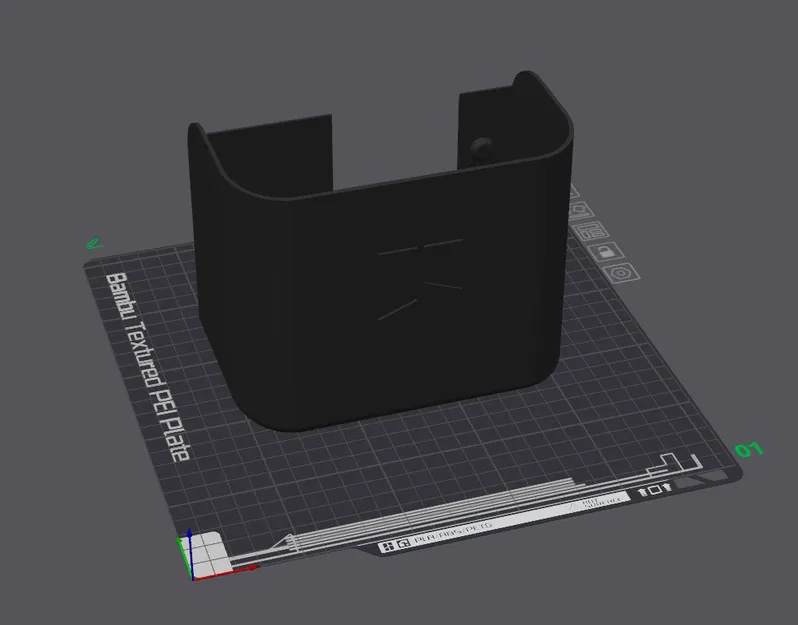 Xô Chặn Nhựa Thừa Bambu Lab Cho X1E - Image 1