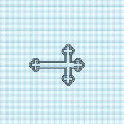 Khuôn cắt bánh quy hình thánh giá