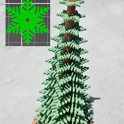 Cây thông Noel - thiết kế tùng, có thể xếp chồng