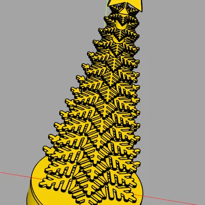 Cây thông Noel - thiết kế tùng, có thể xếp chồng