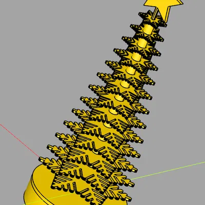 Cây thông Noel - thiết kế tùng, có thể xếp chồng