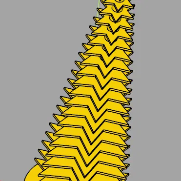 Cây thông Noel - Xếp chồng, Họa tiết hình sao