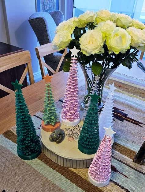 Cây thông Noel - Xếp chồng, Họa tiết hình sao - Image 4