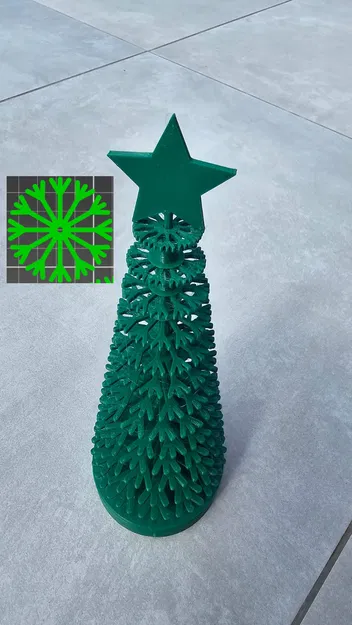 Cây thông Noel - thiết kế 'cành cây' xếp chồng - Image 2