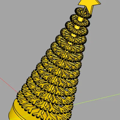 Cây thông Noel - thiết kế 'cành cây' xếp chồng