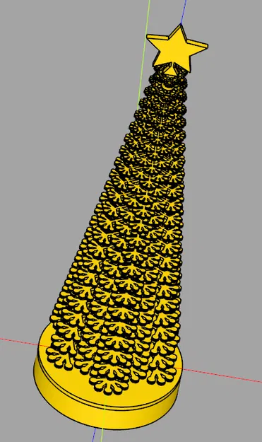 Cây thông Noel - thiết kế hoa văn xếp chồng - Image 3