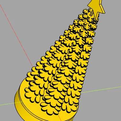 Cây thông Noel - thiết kế dạng lá xum xuê, có thể xếp chồng