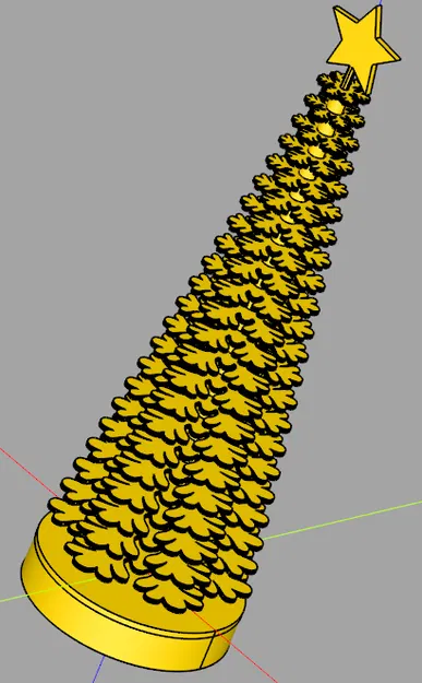 Cây thông Noel - thiết kế dạng lá xum xuê, có thể xếp chồng - Image 3
