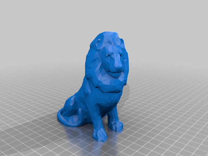Sư Tử Low Poly - Image 1