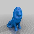 Sư Tử Low Poly - Thumbnail 1