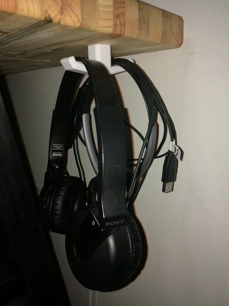 Kệ treo tai nghe dưới gầm bàn - Image 1