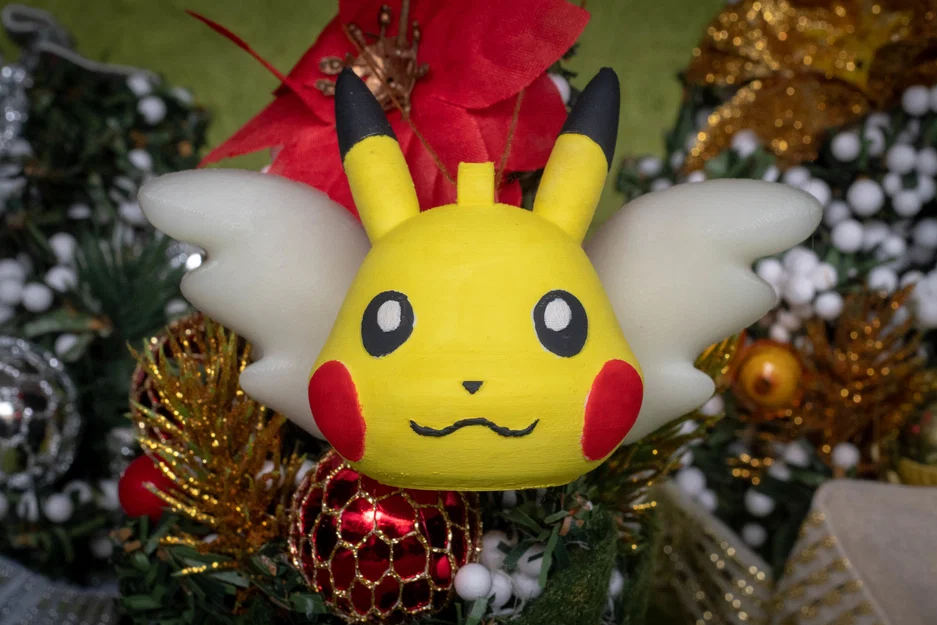 Pikachu Thiên Thần FanArt - Trang Trí/Phụ Kiện/Trang Sức Cây Thông Noel - Image 1